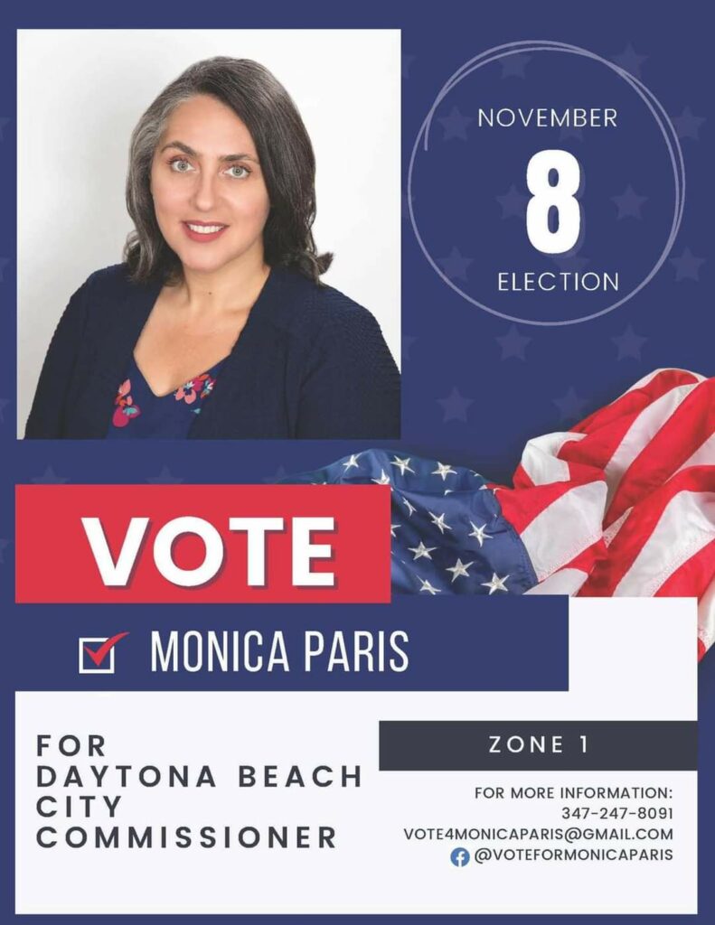 Vote for Monica Paris Zone 1