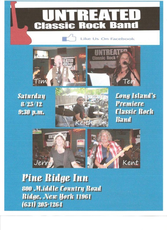 Untreated Classic Rock Band Appearing at Misfits Tavern. Saturday Night 9pm May 31st